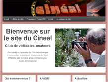 Tablet Screenshot of cineal.org